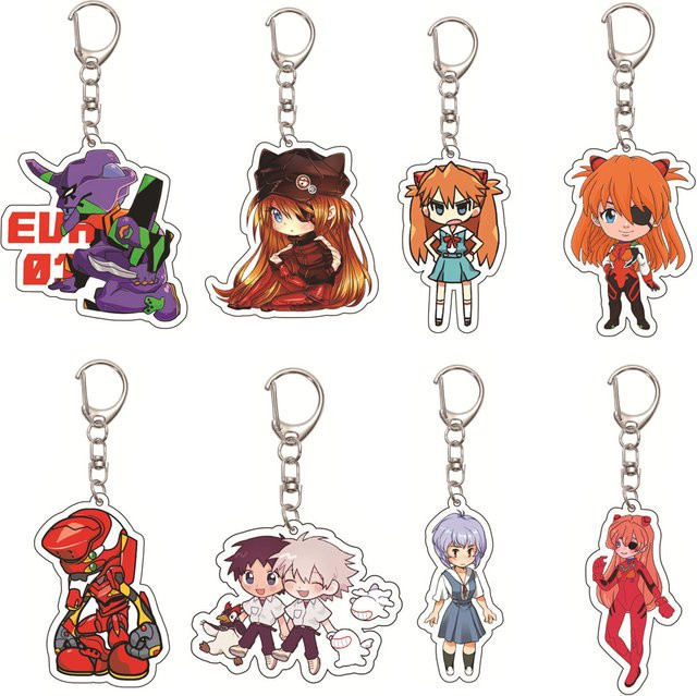 Bandai Schlüsselanhänger Anime Neon Genesis Evangelion, Unisex - Bild 1