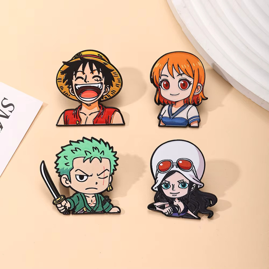 Bandai One Piece Emaille-Pin-Set, 4-teiliges Set - Bild 2