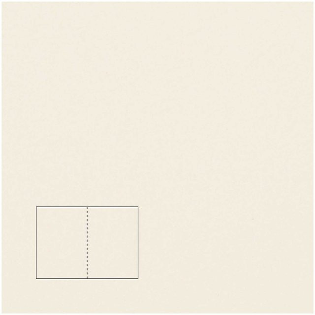 Rico Design Paper Poetry Klappkarten Essentials B6, 5 Stück, Hellgelb - Bild 1