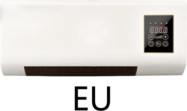 Simple Nest 2-in-1 Elektroheizung und Klimaanlage mit Fernbedienung und Thermostat, 1800W, Wandmontage, Weiß - Bild 1