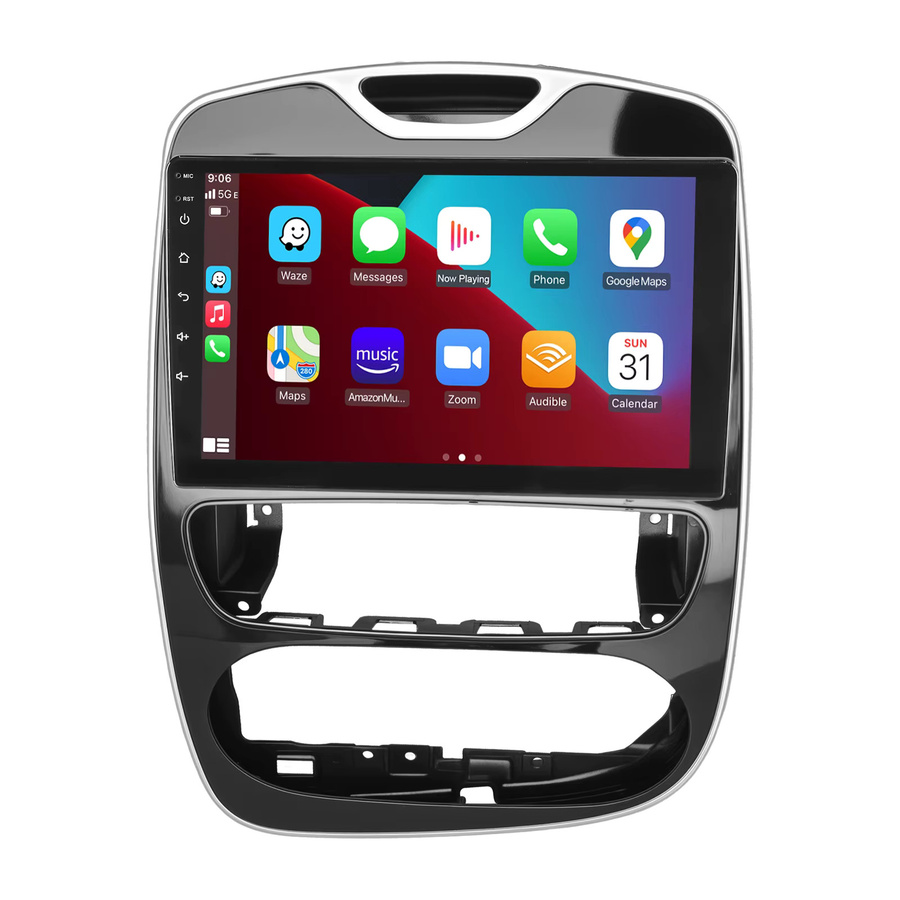 ESSGOO 10 Zoll Autoradio für Renault Clio 4 2013-2018 mit Android Auto, CarPlay, GPS und RDS in Schwarz, 4GB RAM, 64GB Speicher - Bild 7