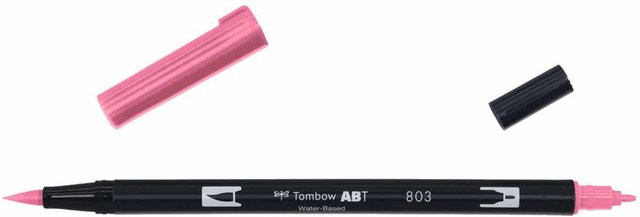 Tombow ABT Dual Brush Pen Pink Punch 803 in Pink - Bild 1