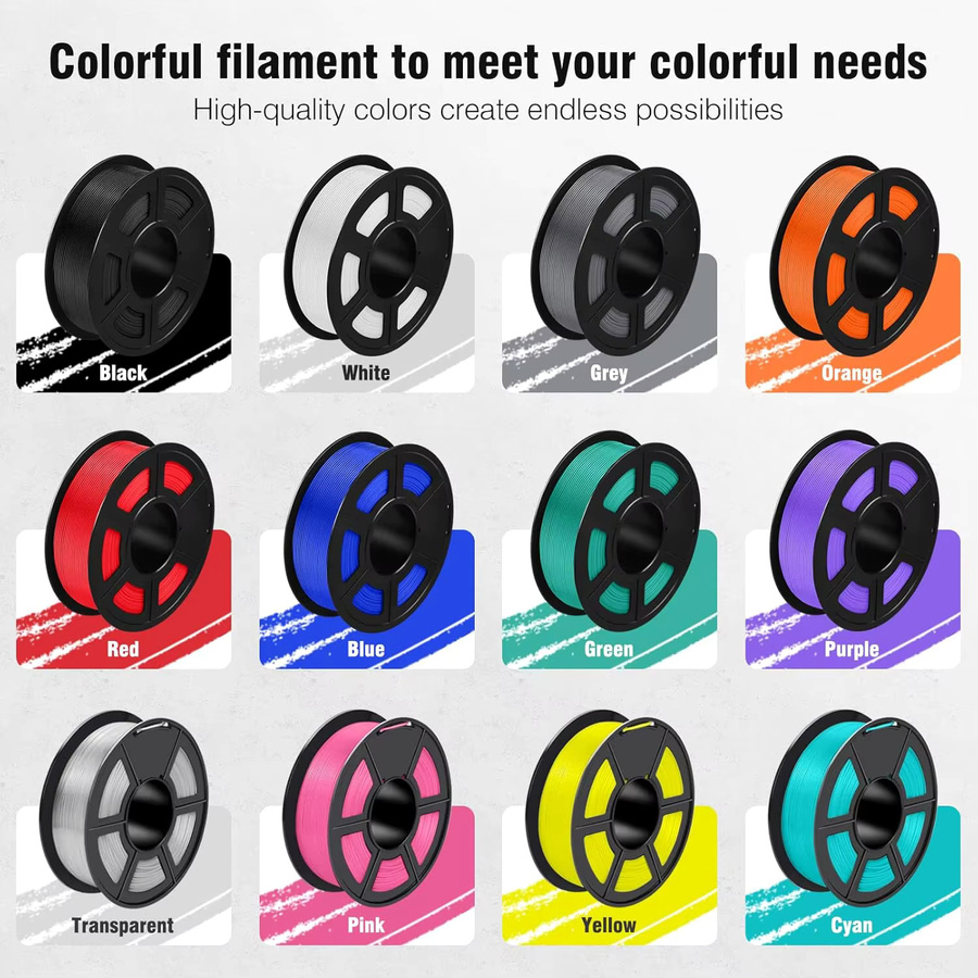 SUNLU ASA-Filament 1,75 mm, rot, 1 kg, UV- und hitzebeständig für funktionelle mechanische Teile im FDM-Druck - Bild 4
