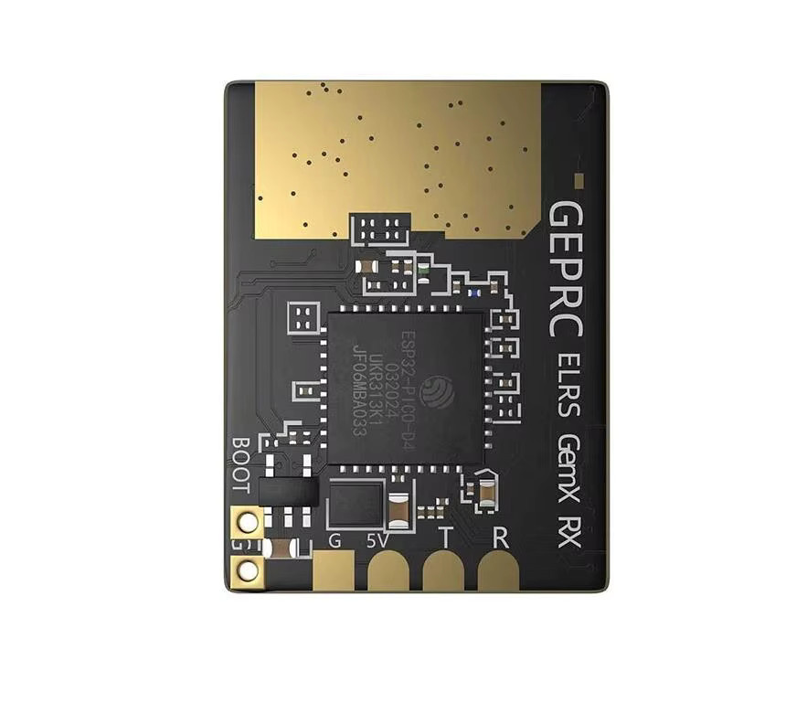 GEPRC GemX Gemini Dual-Frequenz-Empfänger ELRS 915M/2.4G mit FPV Crossover-Antenne in Schwarz - Bild 2
