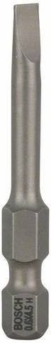 Bosch Schlitz-Bit 4,5 mm extra hart E 6,3 aus Edelstahl, 3 Stück, Silber - Bild 1