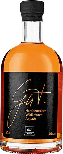 Gutsküche Wulksfelde, Norddeutscher Wildkräuter-Aquavit, Obst- & Kräuterbrand, 0,5 l - Bild 1