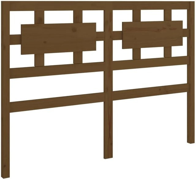 vidaXL Bett-Kopfteil aus Massivholz Kiefer in Honigbraun, B/H: 205,5 x 100 cm, Tiefe: 4 cm - Bild 1