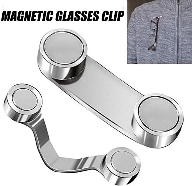 Brillenclip Zinklegierung, Grey, Silver - Bild 1