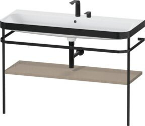 Duravit Möbelwaschtisch-Kombi Happy D.2 Plus mit Konsole und 2 HL in Leinen, B: 117,5 cm, T: 49 cm - Bild 1