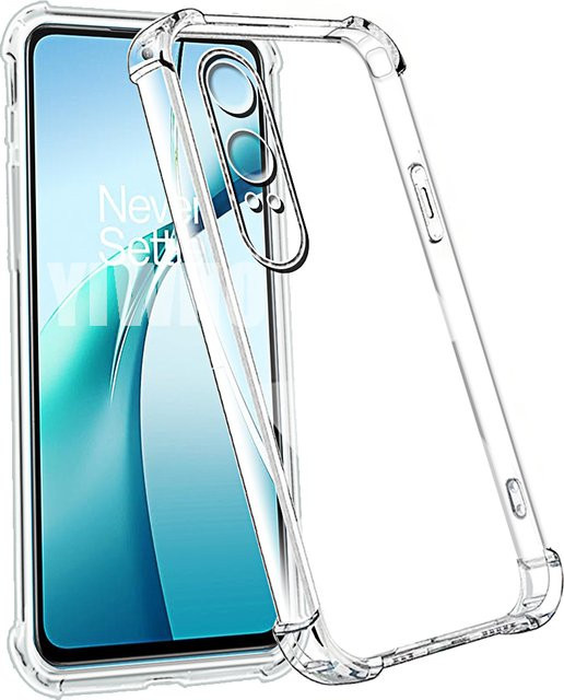 Transparente Airbag Handyhülle für OnePlus Nord CE 4, Nord 3, Nord CE 2 Lite, Nord CE 4 Lite und Nord CE 3 Lite aus weichem TPU - Bild 1