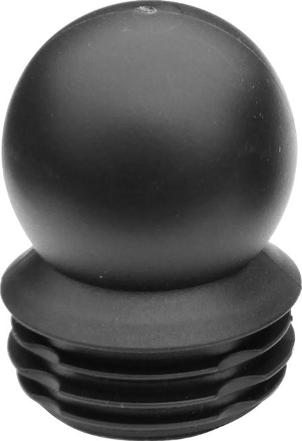 FLORAWORLD Zaunkappen in Kugelform aus Kunststoff für runde levitexx.-ECO Zäune und Torpfosten, Schwarz, B/T/H: 3,4 x 3,4 x 4,5 cm - Bild 1