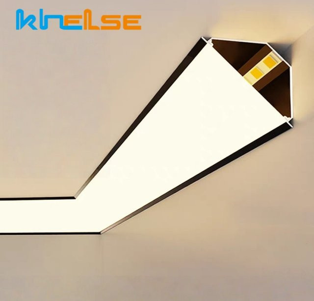 Khelse LED Aluminium Profil V Form Lineare Lampe in Weiß für Decken und Wandecken - Bild 1