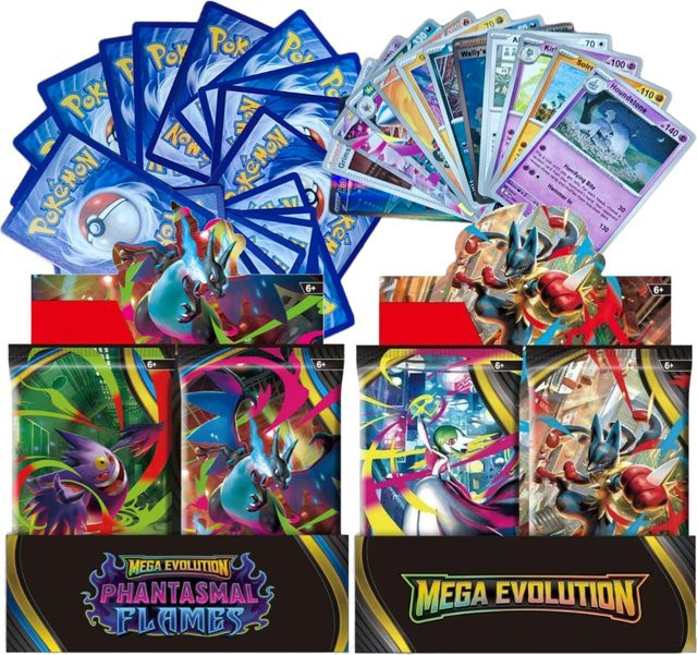 Bandai Pokémon Mega Evolution Phantasmal Flames Booster Box, Sammelkartenspiel, ab 6 Jahren - Bild 1