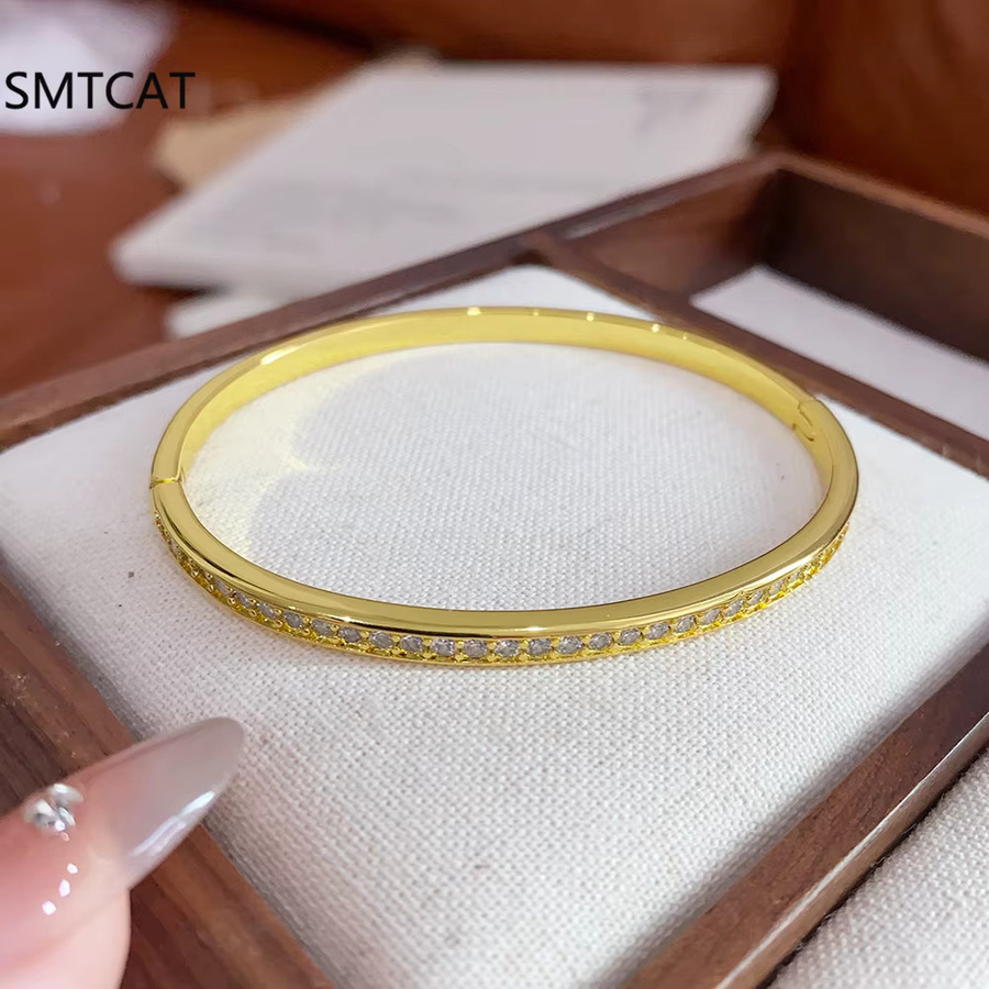 SMTCAT Tennis Armband, 925 Silber, Moissanit, Damen - Bild 2