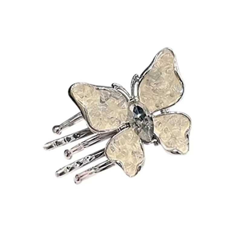 HIYAYZ Haarnadel Schmetterling Kristall, Haarclip für Damen - Bild 2
