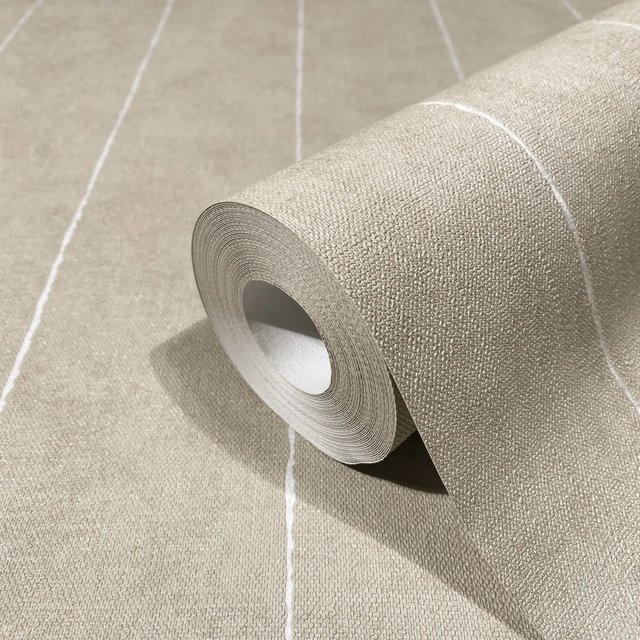 Marburg Vliestapete Streifen Modern in Braun und Beige FSC-zertifiziert - Bild 1