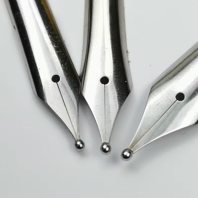 Handgefertigte polierte Iridium-Feder in Silber für JINHAO MAJOHN, 26 mm und 35 mm - Bild 2