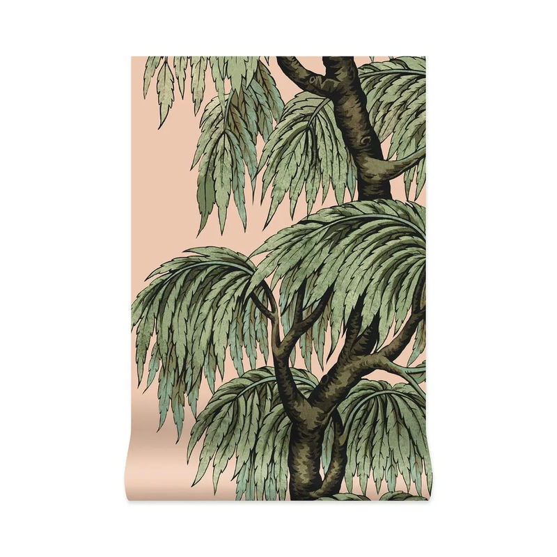 House of Hackney Wandtattoo Mural Babylon Blush/ Willow in Pink und Grün mit floralem Design und botanischem Muster - Bild 3
