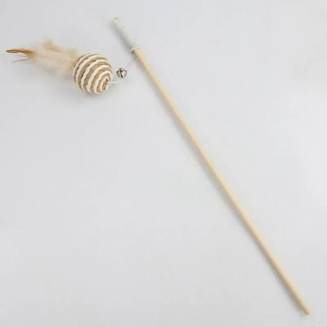 Yiran Furniture Teaser Feder Spielzeug, Bunte Stange, Interaktiver Stick - Bild 1