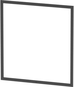 Duravit Einbaurahmen L-Cube mit Spanplattenschraube, Graphit matt, B: 70 cm, H: 75,1 cm, T: 1 cm - Bild 1