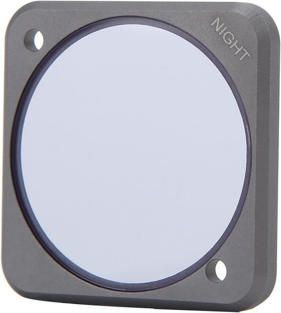 Junestar Nachtoptisches Glas Objektivfilter Set für DJI Action 2 Actionkamera in Grau - Bild 1