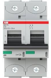 ABB S802N-C10 Leitungsschutzschalter 10A 400V Grau - Bild 1