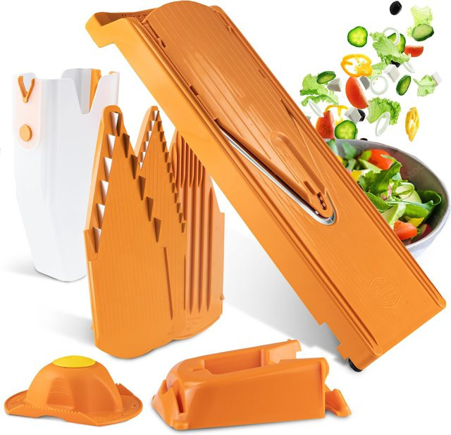 Börner V3 V-Hobel Profi Set Mandoline mit mehreren Klingen in Orange - Bild 1