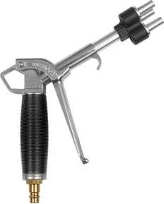 Riegler Hochleistungs-Blaspistole Typhoon mit Multijet-Düse und Tülle LW 6 in Silber aus Aluminium - Bild 1