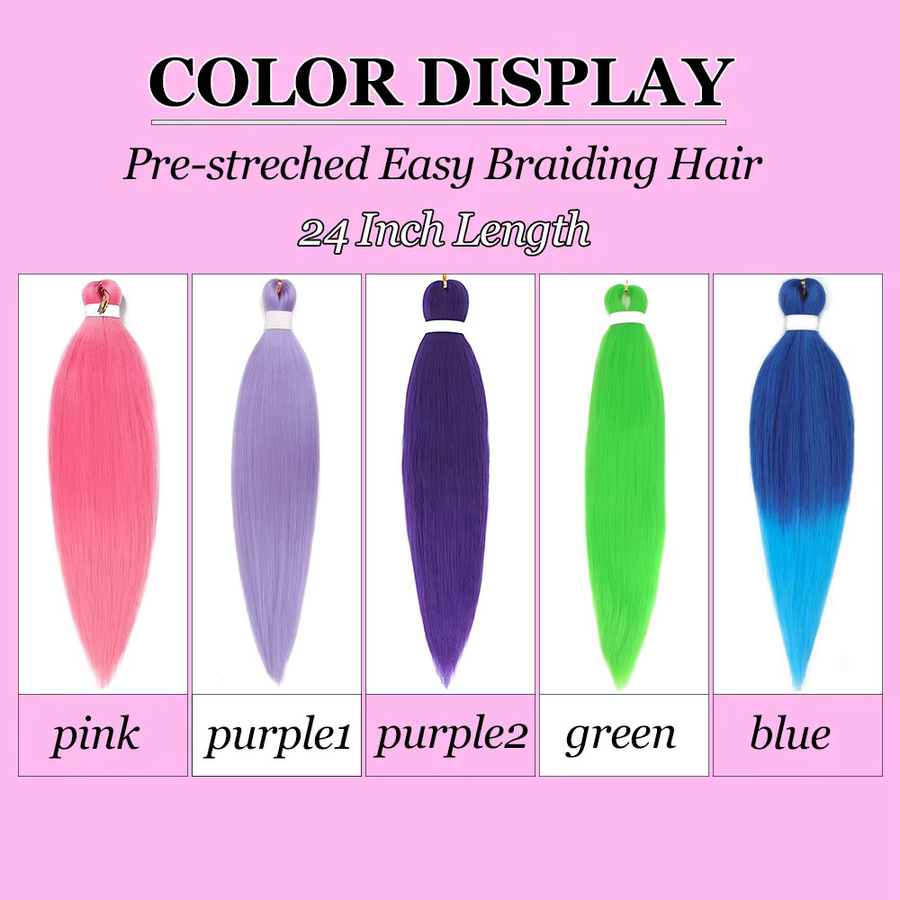 DinDong Haarverlängerungen Easy YAKI Texture Twist, bunt, synthetisch, Damen - Bild 2