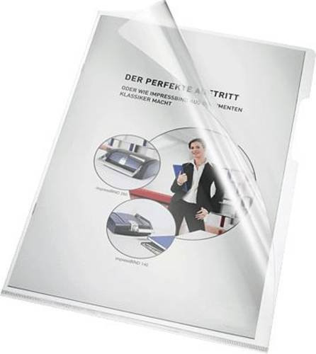 Bene Prospekthüllen DIN A4 aus PVC, glasklar, 100 Stück - Bild 1