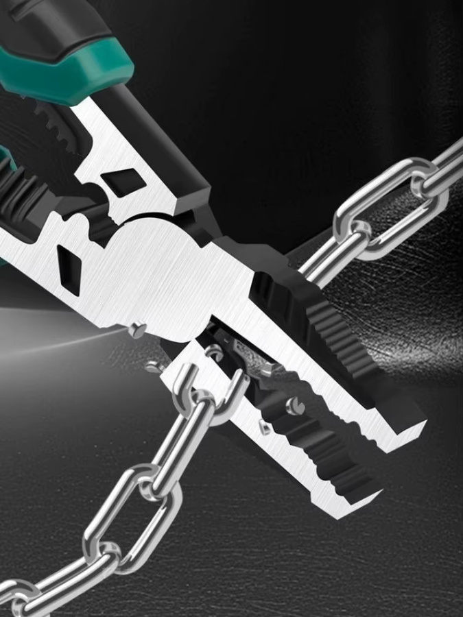 YTYIN Multifunktions-Stahlseilzange in Industriequalität für Elektriker und Kraftsparende Tigerzange - Bild 6