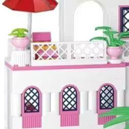 Linyi toy Stadtbereich Haus Villa Schloss Set bunt - Bild 3