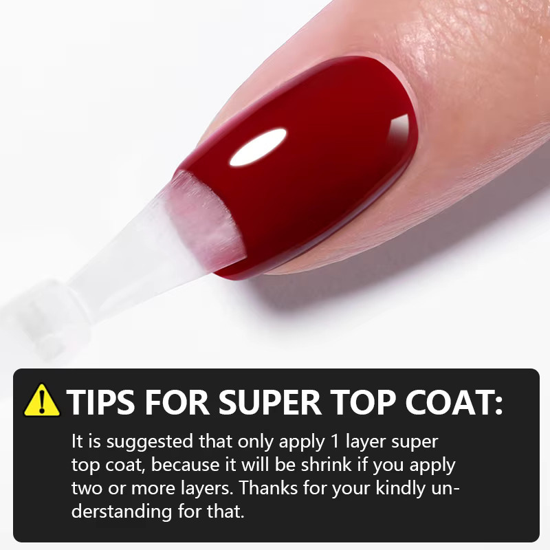 BORN PRETTY Super Top Coat Base Gel, 15 ml, glänzend - Bild 4