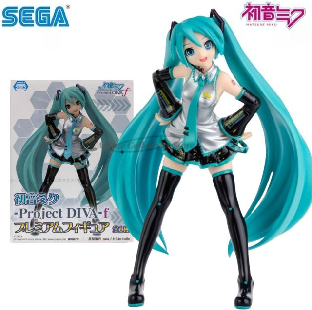 SEGA Vocaloid Hatsune Miku Projekt Diva F Figur, 20 cm, Einzelfigur - Bild 1