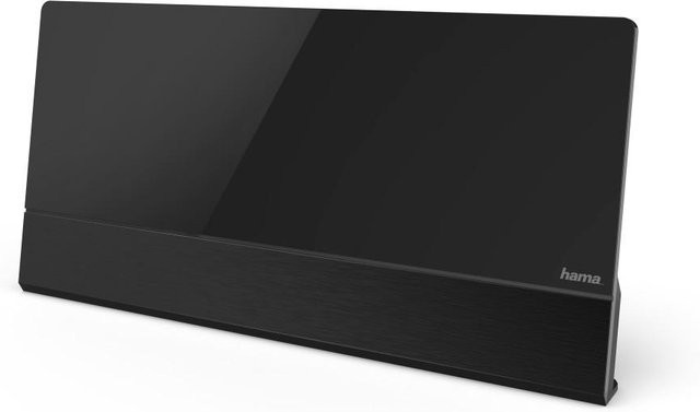 Hama DVB-T/DVB-T2 Zimmerantenne Performance 55, flach, aktiv, Schwarz - Bild 1