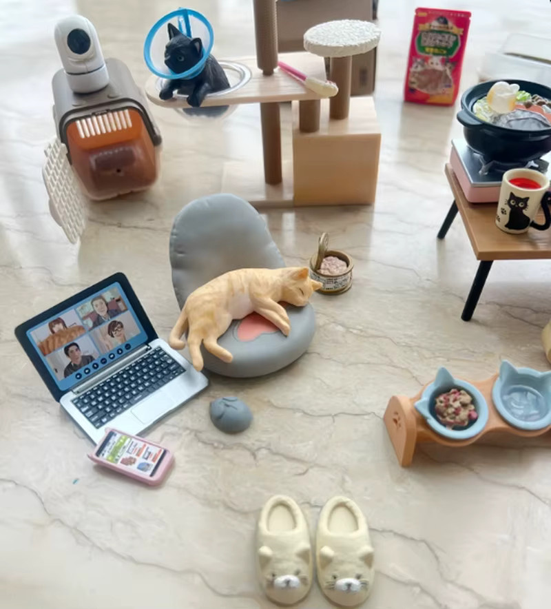 Bandai Katze Alltag Miniaturen, Action Figur, Einzelfigur - Bild 5