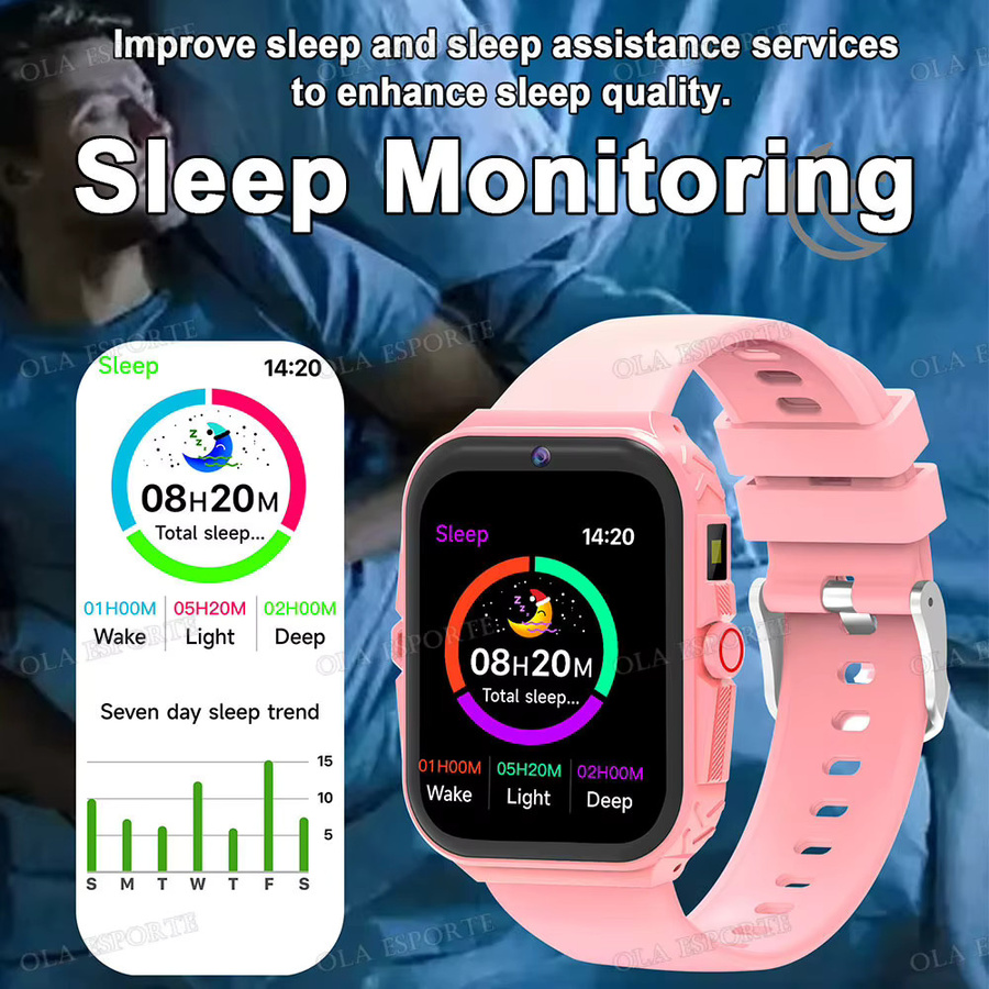 Ola Esporte Smartwatch, Kunststoff, Lila, Kinder - Bild 2