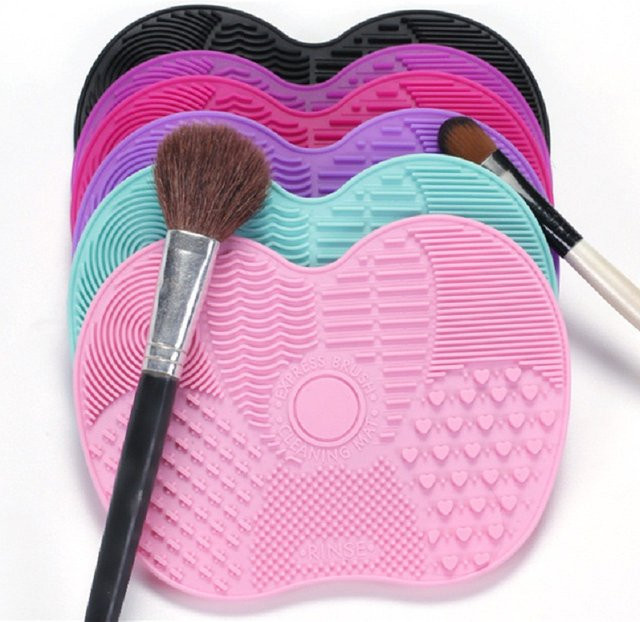 Silikon Make-up Pinsel Reiniger, lila, matt - Bild 1