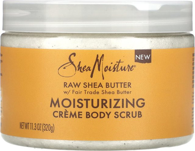 SheaMoisture Creme-Körperpeeling mit Sheabutter, Arganöl, Kokosöl, 320 ml - Bild 1