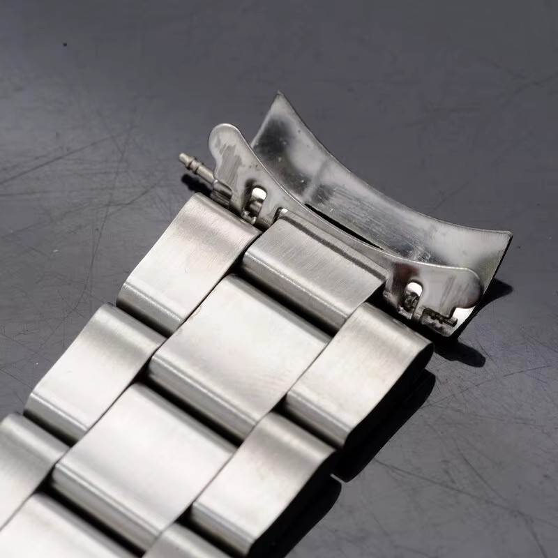 Aotelayer Uhrenarmband Edelstahl, gebogenes Ende, 20 mm, 22 mm - Bild 3