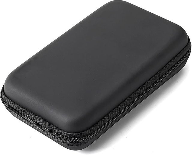 Bless-or Reise-Organizer aus EVA-Hartschale für Powerbank und Ladekabel, Schwarz - Bild 1