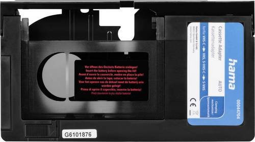 Hama VHS-C Kassetten Adapter in Schwarz - Bild 1