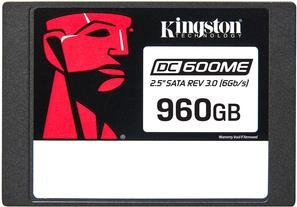 Kingston DC600ME Enterprise Mixed Use SSD, 960 GB, SATA 6Gb/s, 2,5 Zoll, 256-Bit-AES Verschlüsselung, TCG Opal 2.0, Schwarz - Bild 1