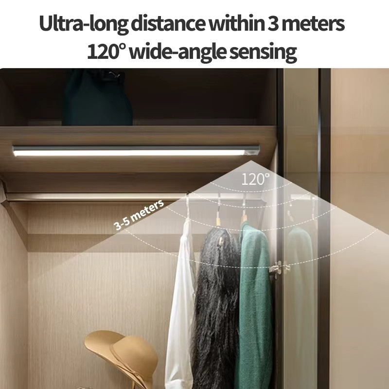 VENUSWING 3 in 1 LED Unterbauleuchte mit Bewegungssensor, wiederaufladbares Nachtlicht für Küche und Möbel, Weiß - Bild 4