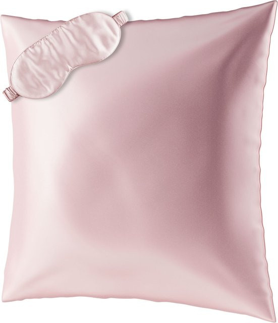 AILORIA Beauty Sleep Set aus Maulbeerseide mit Seidenkissenbezug und Schlafmaske, Breite: 80 cm, Höhe: 80 cm - Bild 1