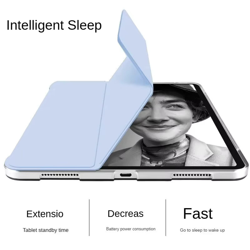 Magnetische Smart Cover Hülle für Samsung Galaxy Tab S6 Lite 10.4 mit Stifthalter in Grün - Bild 2