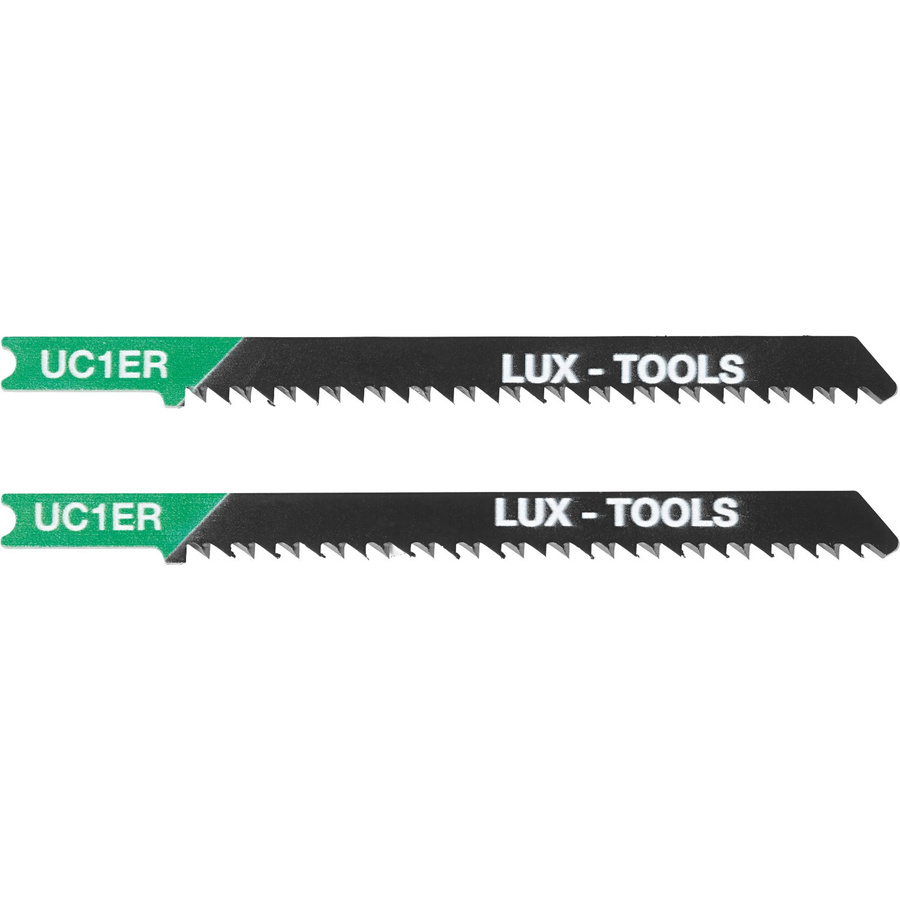 LUX-TOOLS Stichsägeblatt für Holz mit U-Schaft, 75 mm Länge, HCS, Schwarz - Bild 2