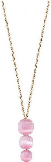 Morellato Halskette, 925 Silber, Roségold, Kristall, Perle, Damen - Bild 1