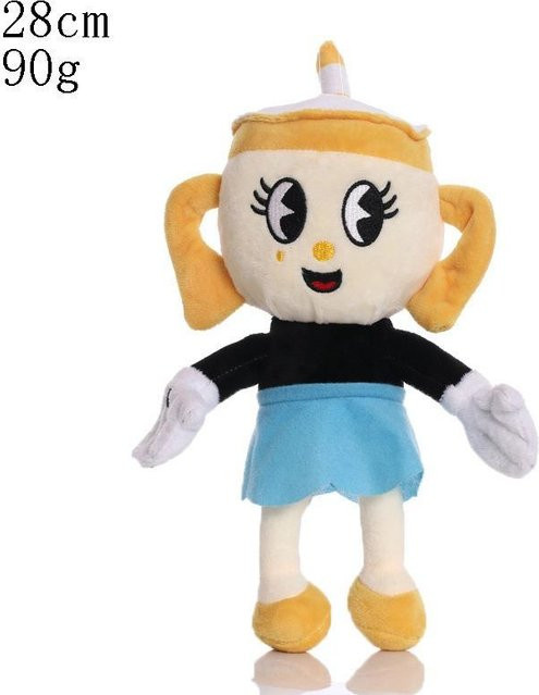 Yiran Health & Beauty Cuphead Mugman Plüschpuppe, ab 3 Jahre - Bild 1
