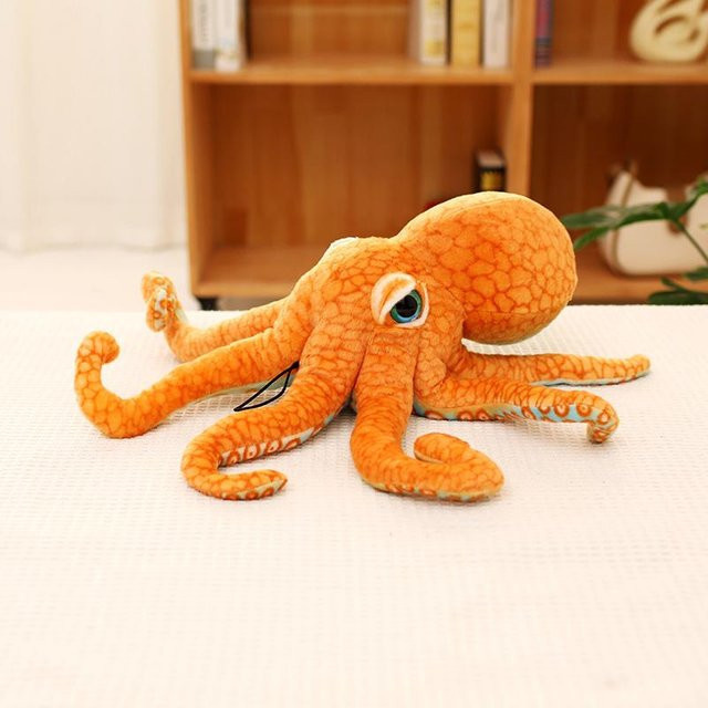 Yiran Health & Beauty Oktopus Plüschtier, 50cm, Orange - Bild 1